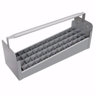 Picture of Steel Nipple Caddy Tray, 1-1/2" Size, 30 pc Capacity (19-1/2" x 6-1/2" x 6-1/2")
