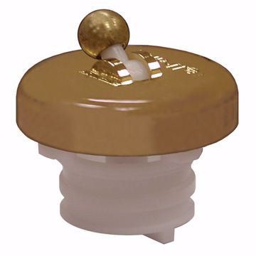 Picture of Polished Brass Flip-It Tub Drain Stopper