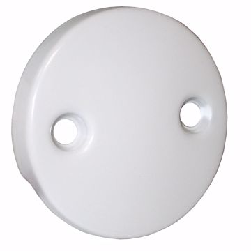 Picture of Polar White Two-Hole Overflow Plate