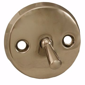 Picture of Polished Nickel Two-Hole Trip Lever Overflow Plate