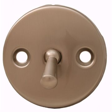 Picture of Polished Stainless Two-Hole Trip Lever Overflow Plate