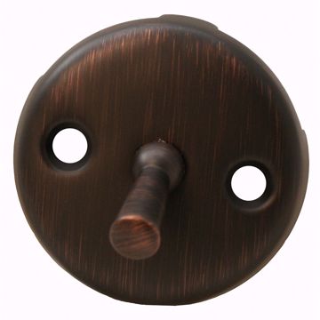 Picture of Old World Bronze Two-Hole Trip Lever Overflow Plate