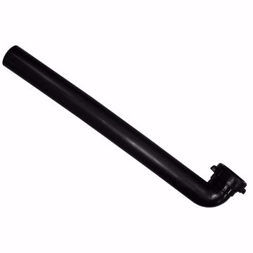 Picture of 1-1/2" x 16" Black Plastic Slip Joint Waste Arm