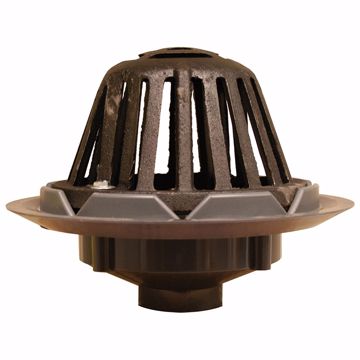 Picture of 4" PVC Roof Drain with Cast Iron Dome
