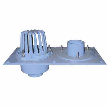 Picture of 2" No Hub Code Blue Dual Roof Drain with Single Dome