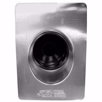 Picture of 2" Aluminum Roof Flashing with 8-3/4" x 12-1/2" Flange