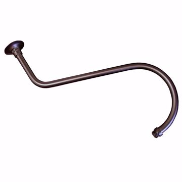 Picture of Oil Rubbed Bronze 18" S-Shaped Shower Arm