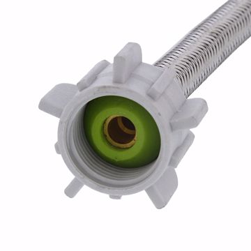 Picture of 3/8" Compression x 7/8" BC x 12” Braided Stainless Steel Toilet Connector