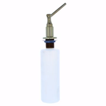 Picture of Polished Brass Lotion and Soap Dispenser with Brass Pump