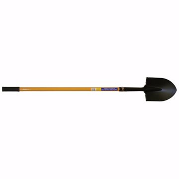 Picture of Fiberglass Handle Shovel, Long Handle, Round Point