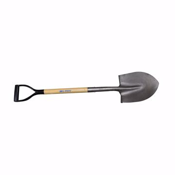 Picture of Premium Grade Wood Handle Shovel, D-Handle, Round Point, AMES #BMTDR