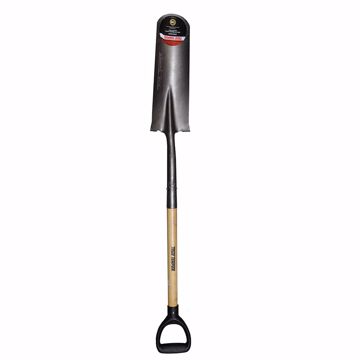 Picture of Premium Grade Wood Handle Shovel, D-Handle, 16" Drain Spade, AMES #15-738