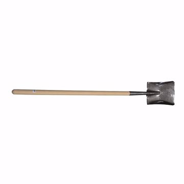 Picture of Economy Wood Handle Shovel, Long Handle, Square Point, AMES #15-049