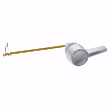 Picture of Chrome Plated Tank Trip Lever fits American Standard® with 5" Brass Arm and Plastic Spud and Nut