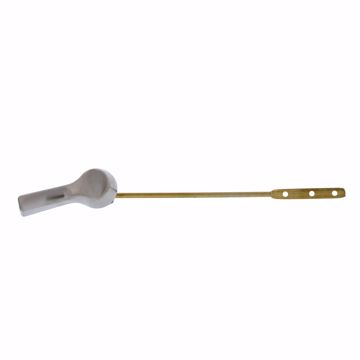 Picture of Brushed Nickel Tank Trip Lever with 8" Brass Arm, Metal Spud and Nut