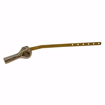 Picture of Chrome Plated Offset Tank Trip Lever for American Standard® 9-1/2" Brass Arm with Metal Spud and Nut