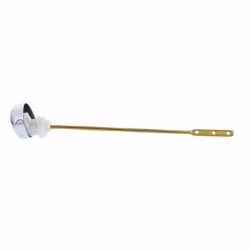 Picture of Chrome Plated Tank Trip Lever for Western Pottery® 10" Brass Arm with Plastic Spud and Nut