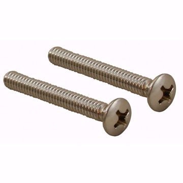 Picture of Brushed Stainless Overflow Plate Screws