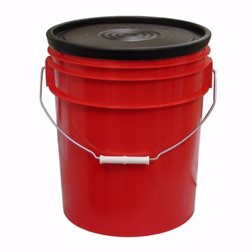 Picture of 5 Gallon Bucket with 1 Large Tray and 4 Small Trays