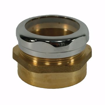 Picture of 1-1/2" FIP x 1-1/2" OD Waste Connector with Poly Washer
