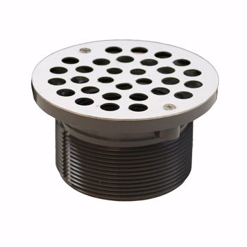Picture of 3-1/2" IPS PVC Spud with 5" Stainless Steel Strainer
