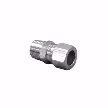 Picture of 1/2" x 1/2" Chrome Plated Compression x Male Connector