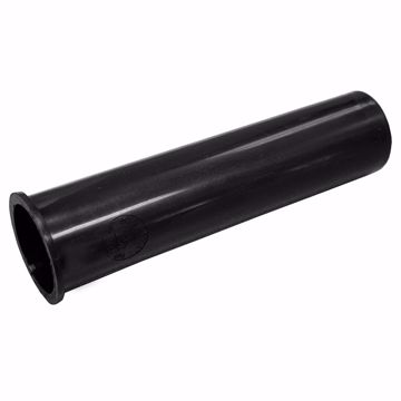 Picture of 1-1/2" x 6" Black Plastic Flanged Tailpiece