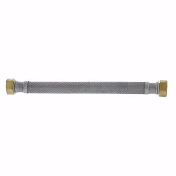 Picture of 3/4" FIP x 12" Braided Stainless Steel Water Heater Connector