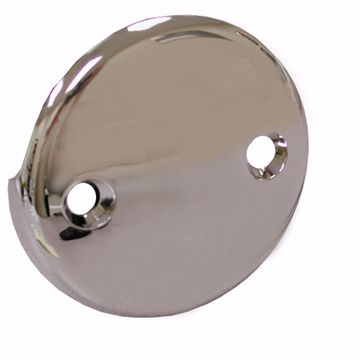 Picture of Chrome Plated Two-Hole Overflow Plate