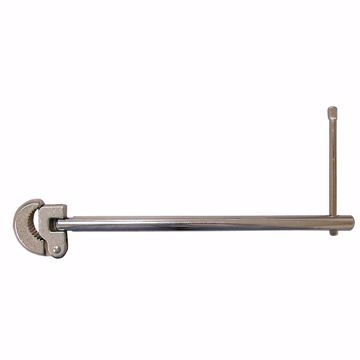 Picture of 11-3/8" (1-1/4" Jaw) Basin Wrench, Long Non-Telescoping