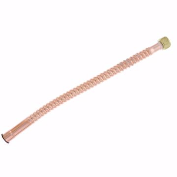 Picture of 3/4" FIP x 3/4" SWT x 18" Copper Corrugated Water Heater Connector
