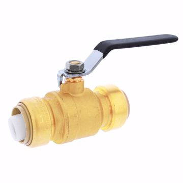 Picture of 1/2" PlumBite® Push On Ball Valve, Bag of 1