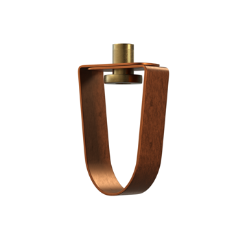 Picture of 1/2" Copper Plated Swivel Hanger for 3/8" Rod