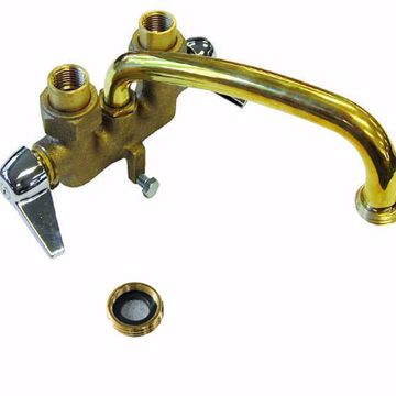 Picture of Rough Brass Two Handle Laundry Tray Faucet, Top Supply