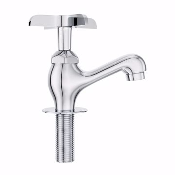 Picture of Chrome Plated Single Handle Basin Faucet, Heavy Pattern
