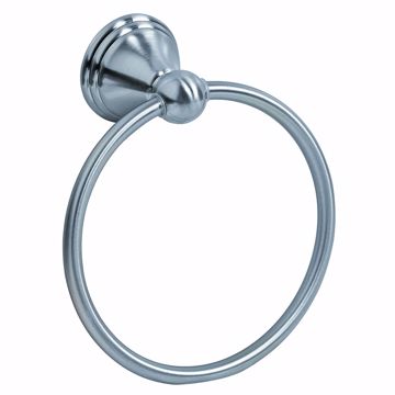 Picture of Chrome Plated Concealed Mount Bell Post Towel Ring