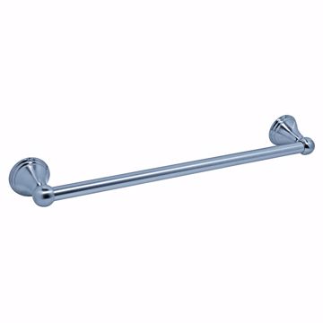 Picture of 24" Chrome Plated Concealed Mount Towel Bar with Bell Posts
