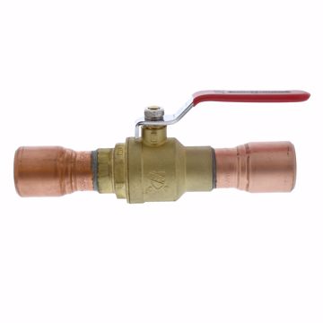 Picture of 1-1/4" Full Port Brass Ball Valve with CPVC Connection
