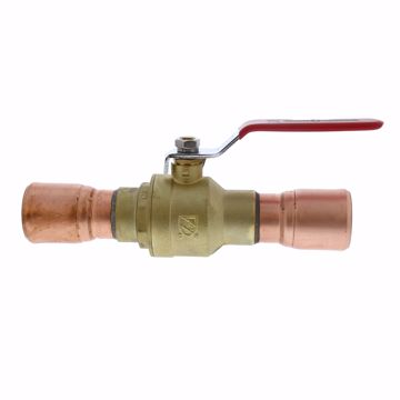 Picture of 1-1/2" Full Port Brass Ball Valve with CPVC Connection