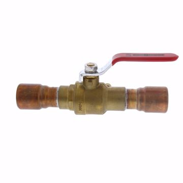 Picture of 1" Full Port Brass Ball Valve with Drain, CPVC Connection
