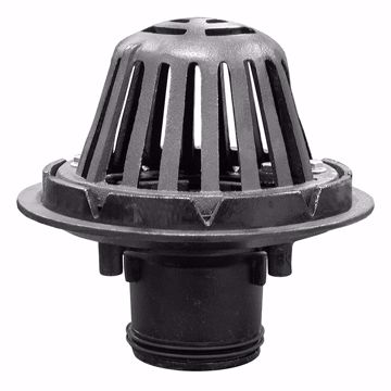 Picture of 3" No-Hub Roof Drain with Cast Iron Dome