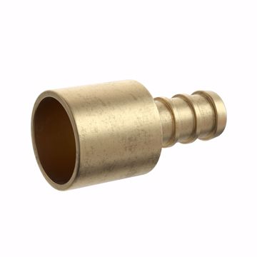 Picture of 1/2" F1807 x 3/4" Male Brass PEX Sweat Adapter, Bag of 25