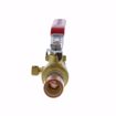 Picture of 1/2" Full Port Brass Ball Valve with Drain, CPVC Connection