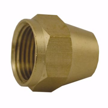 Picture of 1/4" Brass Short Flare Nut