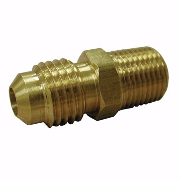 Picture of 1/4" x 1/8" Brass Flare x MIP Half Union