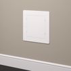 Picture of 8" x 8" Snap-Ease White Plastic Access Panel