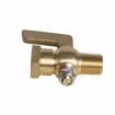 Picture of 1/4" Air Cock, FNPT x MNPT Hexagon Shoulder, Lever Handle