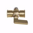 Picture of 1/4" Air Cock, FNPT x FNPT Round Shoulder, Lever Handle