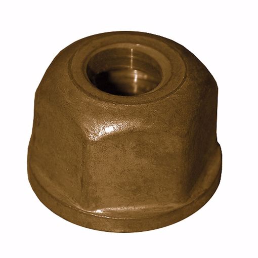 Picture of 1/2" - 14 x 1/2" Regular Zamak Basin Nut, 25 pcs.