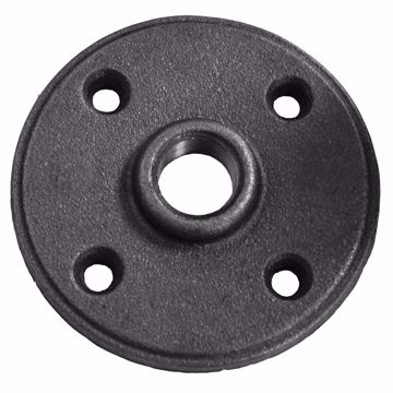 Picture of 1/2" Black Iron Floor Flange